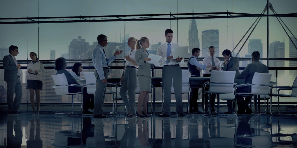 Businesspeople in conference room